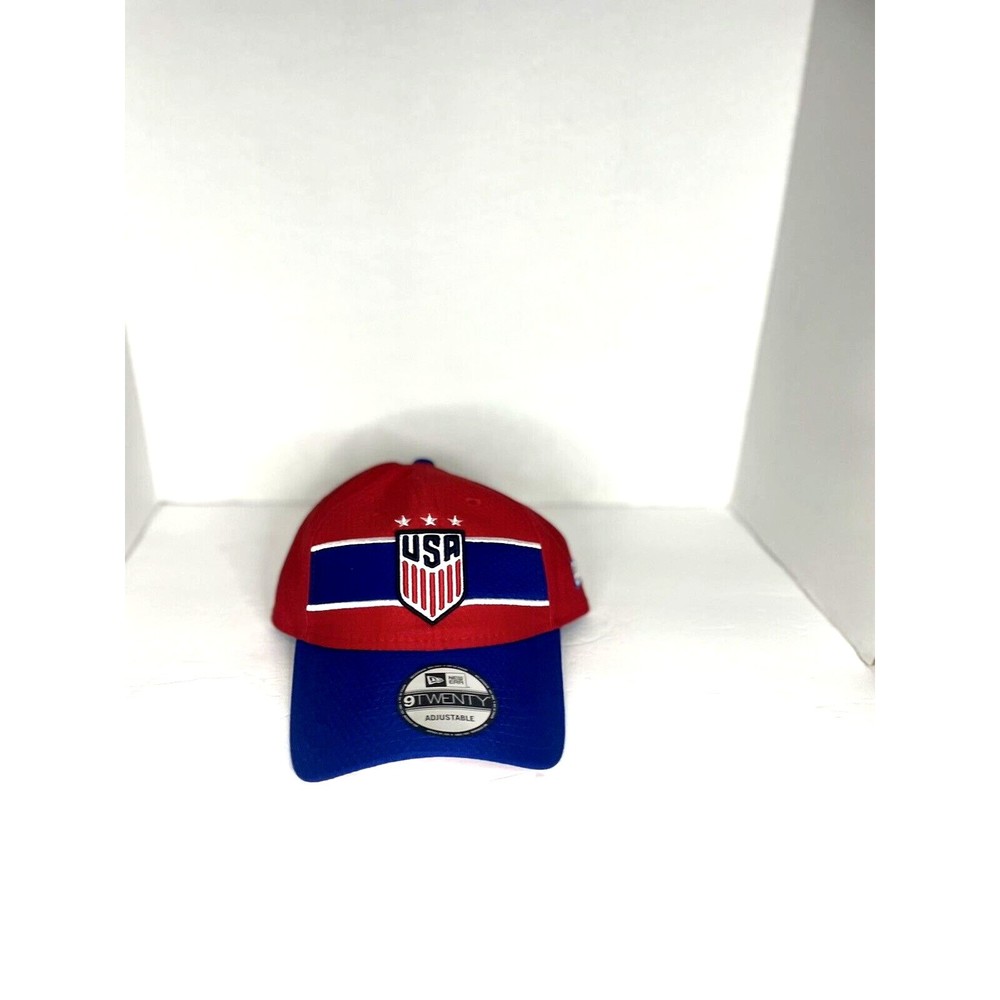 New US Soccer USWNT USA New Era 9Twenty Men's Pop Flash Adjustable Cap Hat